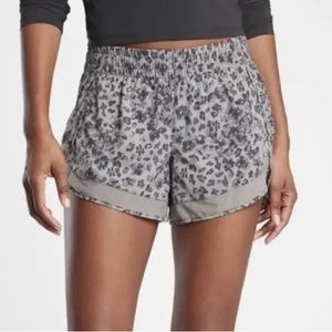 Leopard Mesh Racer Run Short